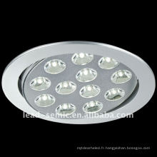 12 * 1W plomb downlight / éclairage léger éclairage bureau